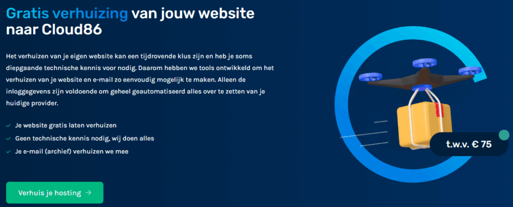 Cloud86 verhuizing
